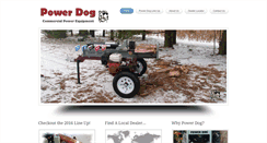 Desktop Screenshot of powerdogequipment.com